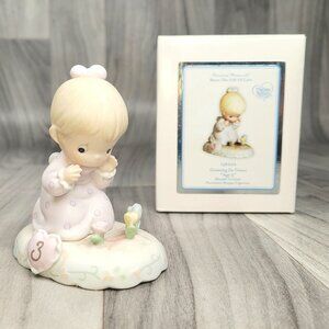 Precious Moments Growing in Grace - Girl Age 3 Porcelain Figurine 136220 - 1994